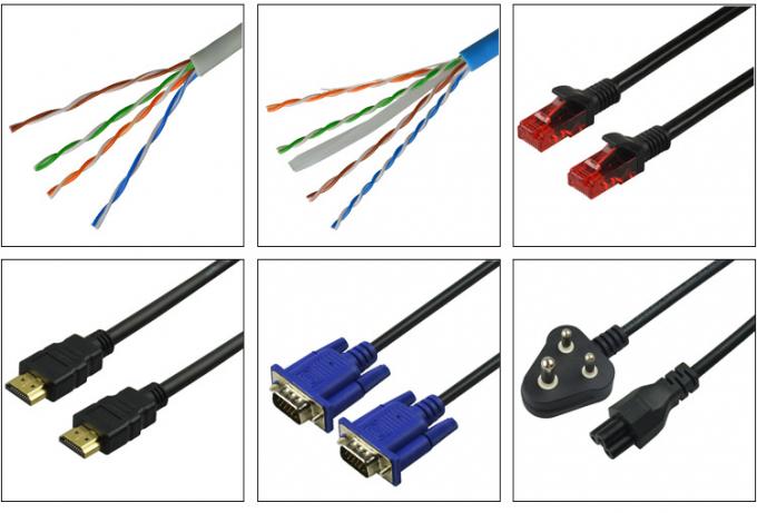 Durable 6.0MM Cca Rj45 Cat6 Cable Utp 4pr 23awg Cat 6 Network Cable 9