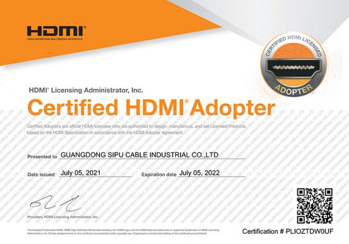 1.5meter High Speed 4k HDMI Cable With Gold Connector CCS Material 0