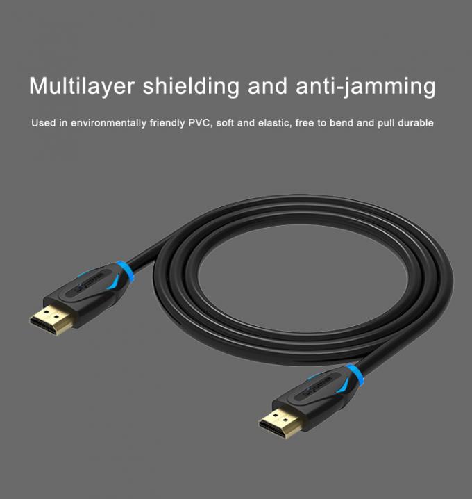 Gold Plated 18gbps 1080P HDMI Cable 1.5meter With CCS Conductor 5