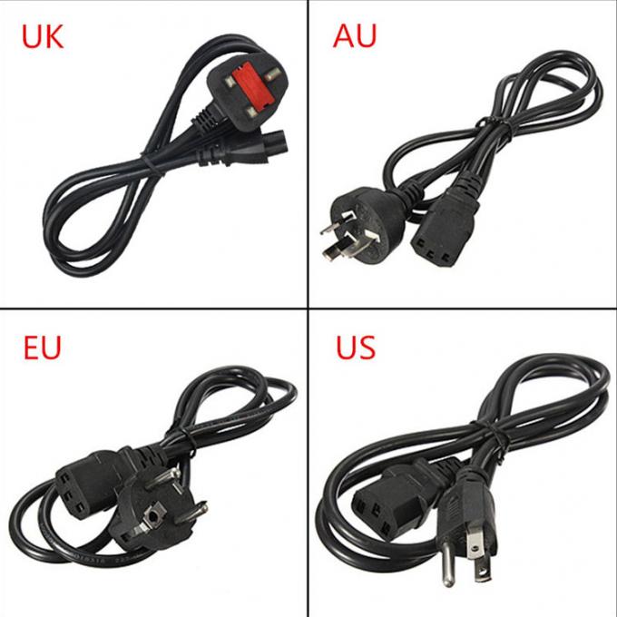 ROHS Multiple Types 1.8m USA Power Cord Us Plug Extension Cord 0
