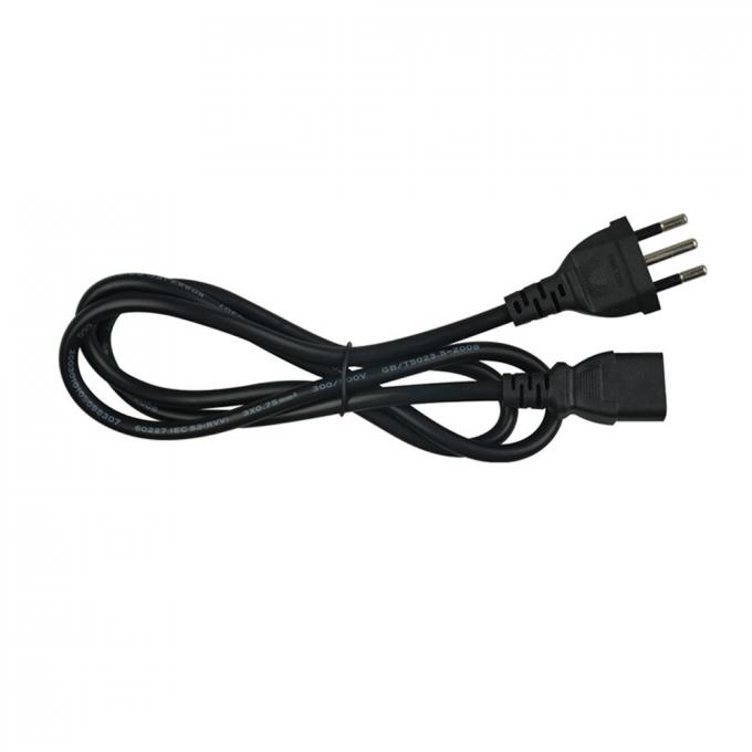 3Pin Brazil Plug Electrical Power Cord 1m 1.5m 1.8m 2m For PC Adapter 3