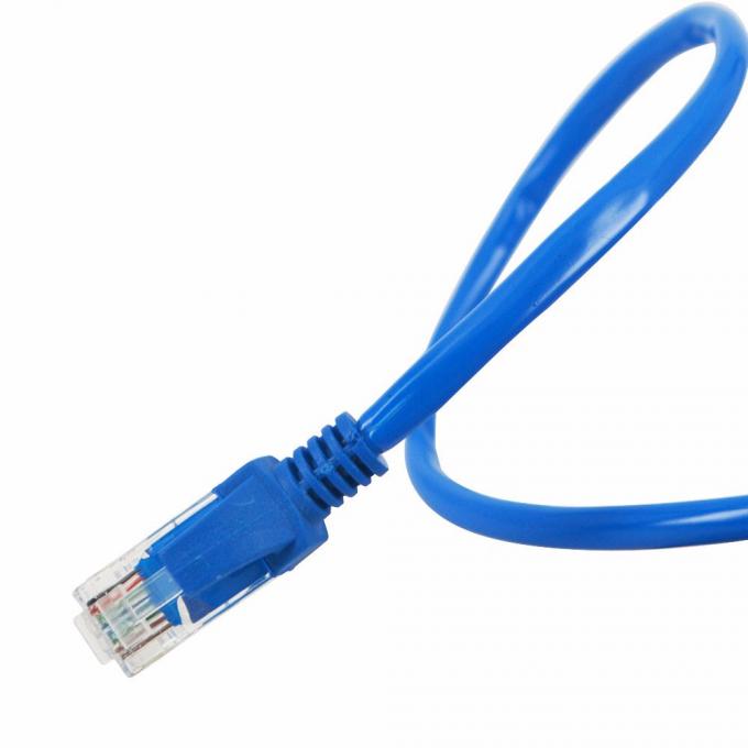 CE CCC 1m 3m 5m Rj45 CAT6 Patch Cord Unshielded Twisted Pair Blue Color 2
