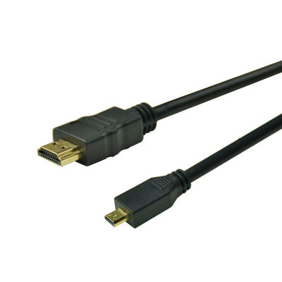 China SIPU Micro HDMI To HDMI Cable 1080P/3D For Digital Cameras Cell Phone HD TV Connection for sale