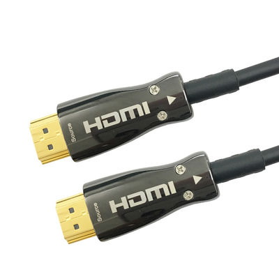 Zinc Alloy Hdmi Optical Cable 20m 50m 100m Hdmi Cable 18Gbps Bandwidth