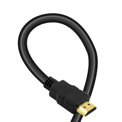 24K Gold Plated 1080P 4k Fiber Optic Hdmi Cable Foil Shielding