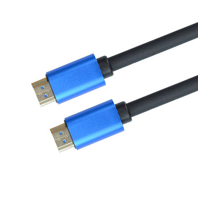 ROHS/CE Ethernet PVC 3D 4K 1080P HDMI Cable 19 Pin 10.2Gbps Meal To Meal Form