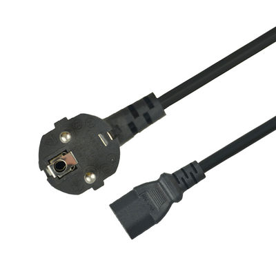 1.5M 1.8M Black EU Power Cable
