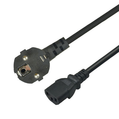 1.5M 1.8M Black EU Power Cable