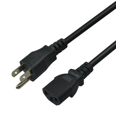 PVC Jacketed Custom PC Power Supply Cables British Power Cord 1.5m