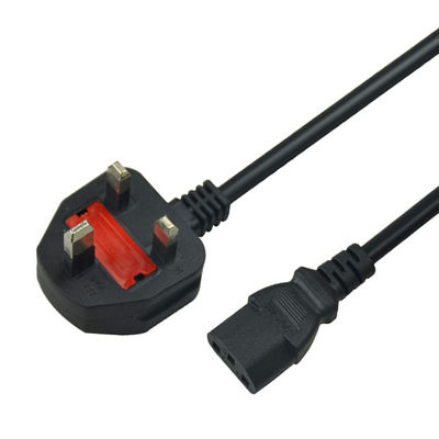 1m-8m Fused UK Power Cord
