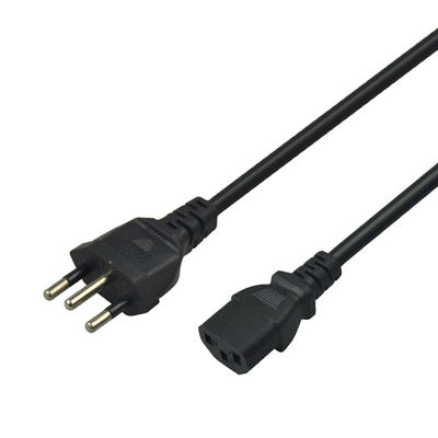 Durable Standard Copper Electrical Power Cord 3Pin  Indian Power Cable