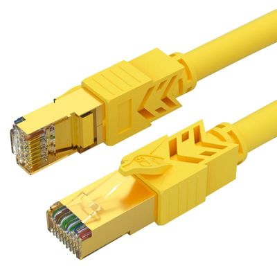 Copper Conductor  Insulated CAT8 Patch Cord Network Patch Cable