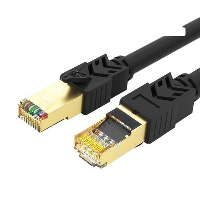 Copper Conductor  Insulated CAT8 Patch Cord Network Patch Cable